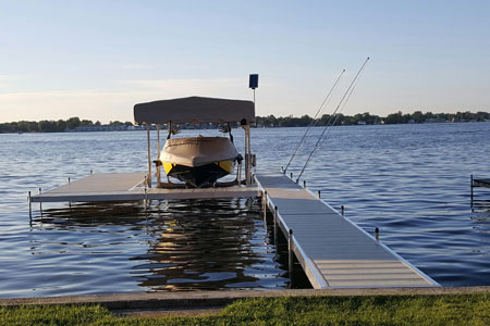 Docks and roof systems