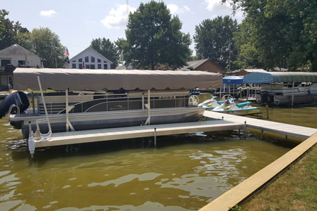 Docks and roof systems