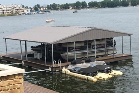 Docks and roof systems