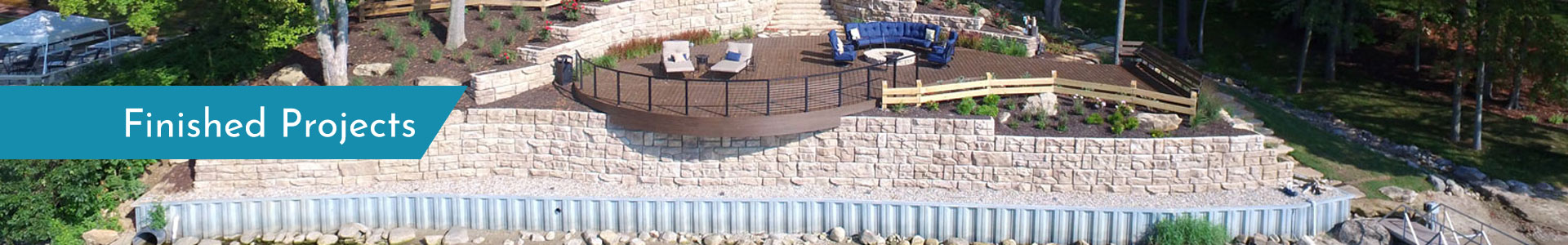 finished projects waterside docks and landscaping